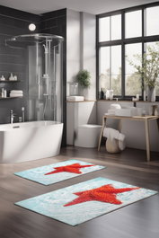 Mijölnir Juego de alfombrillas de baño CT-5189 Multicolor